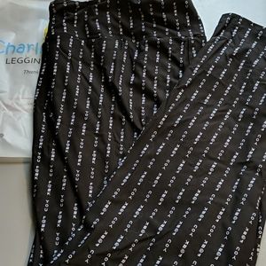 NWT Charlie's Project Leggings F@#K YOU Size TC2/ 2XL